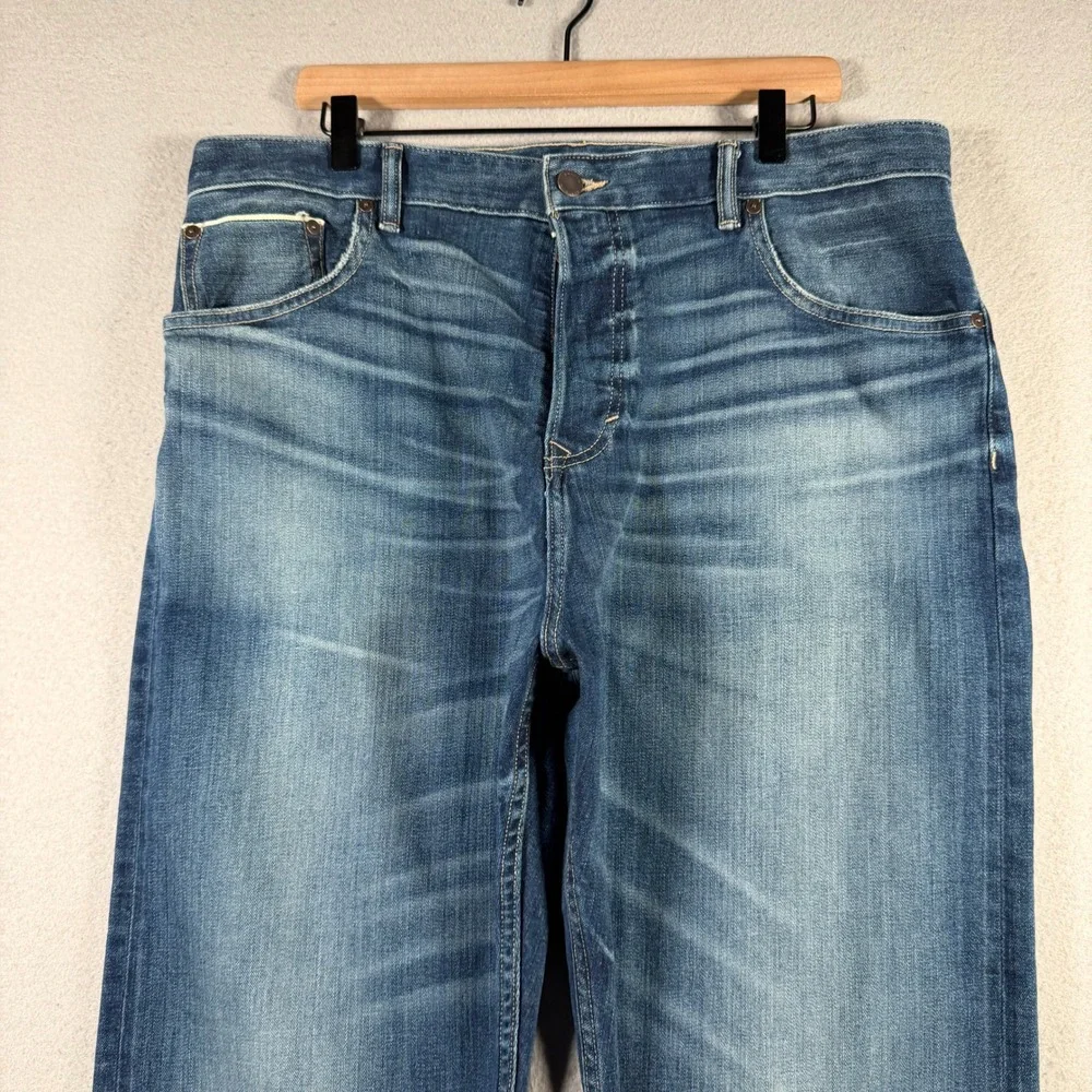 Banana Republic Trooper Fit White Oak Cone Denim Jeans Blue 36x34 797201-00